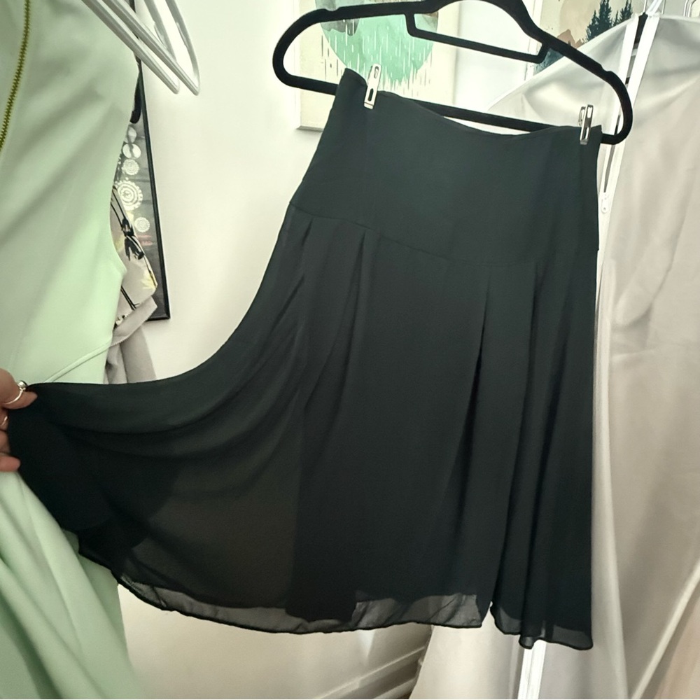 Reiss Dark Green Midi Skirt - Picture 9 of 16